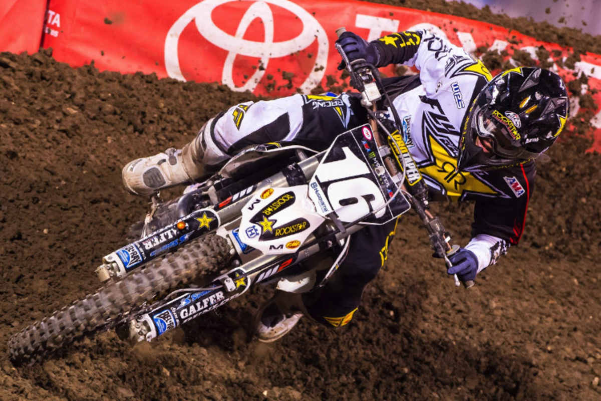 Zach Osborne schaffte es trotz eines gebrochenen Daumens auf das Podium