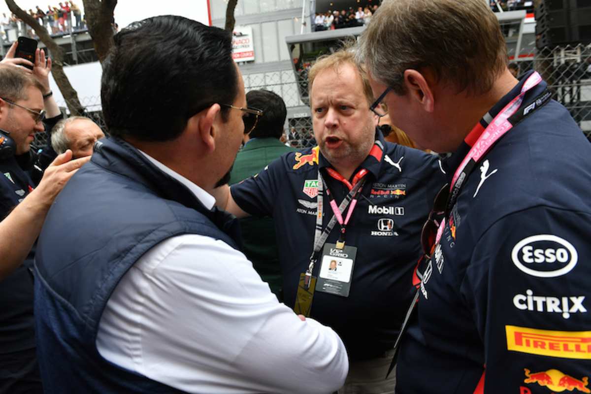 Aston Martin-CEO Andy Palmer mit Red Bull Racing-Teamchef Christian Horner