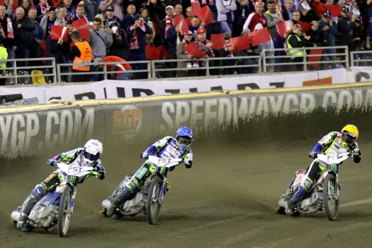 Im Finale (v.l.): Nicki Pedersen, Jason Doyle und Maciej Janowski