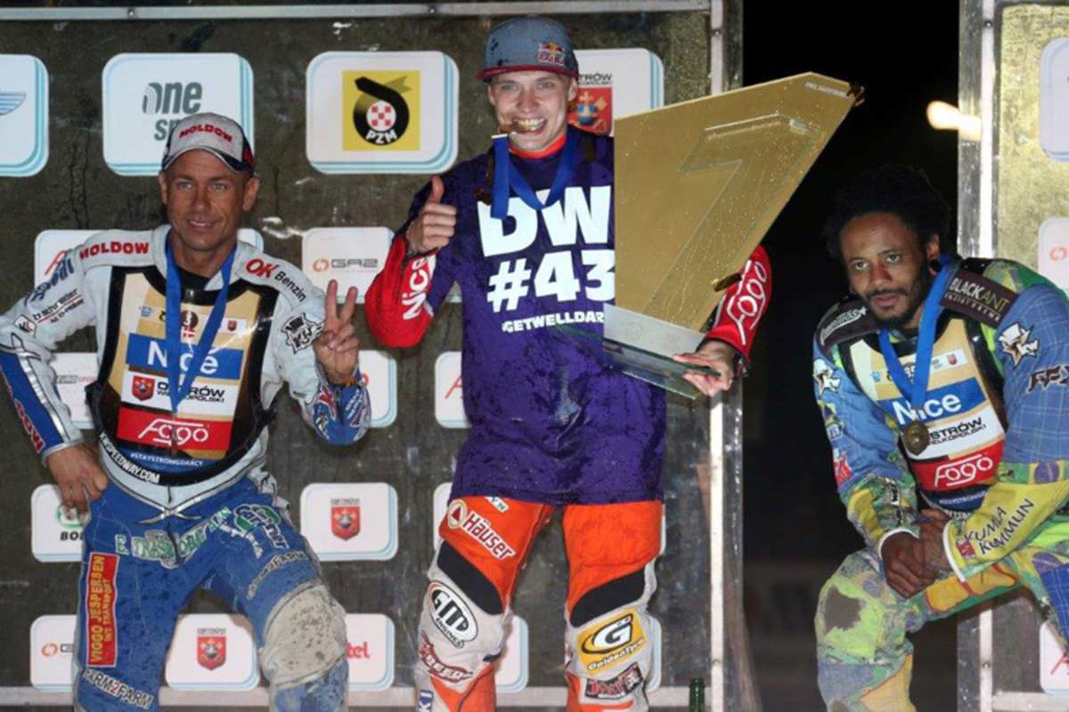 Die Top-3 der EM: Nicki Pedersen, Emil Sayfutdinov und Antonio Lindbäck (v.l.)