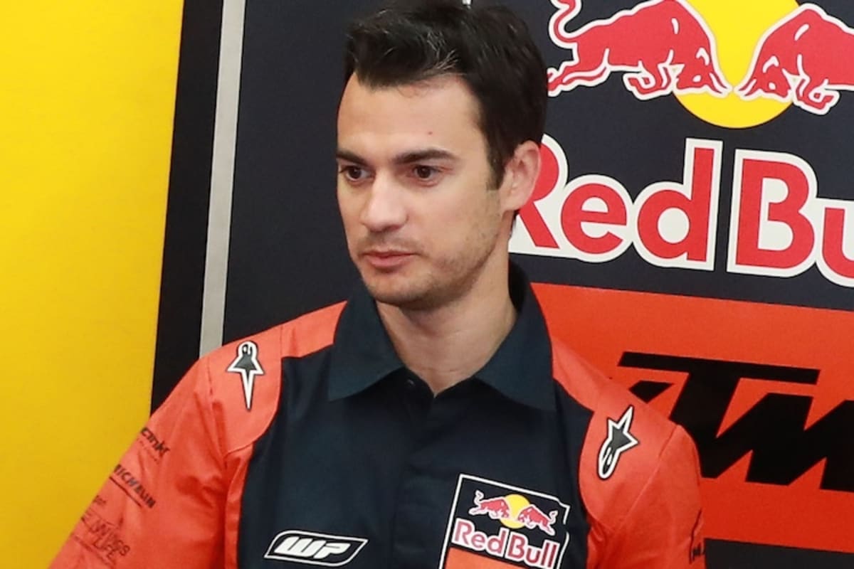 Dr. Angel Charte im Gespräch mit Honda-Werkspilot Dani Pedrosa  