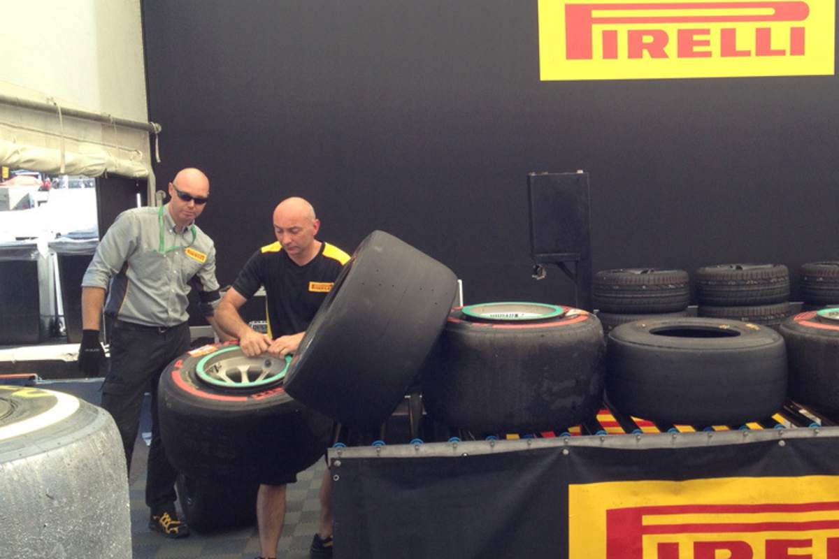 Der neue Hinterreifen