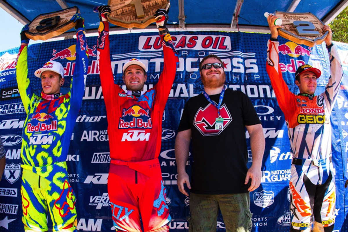 Das Podium in Washougal