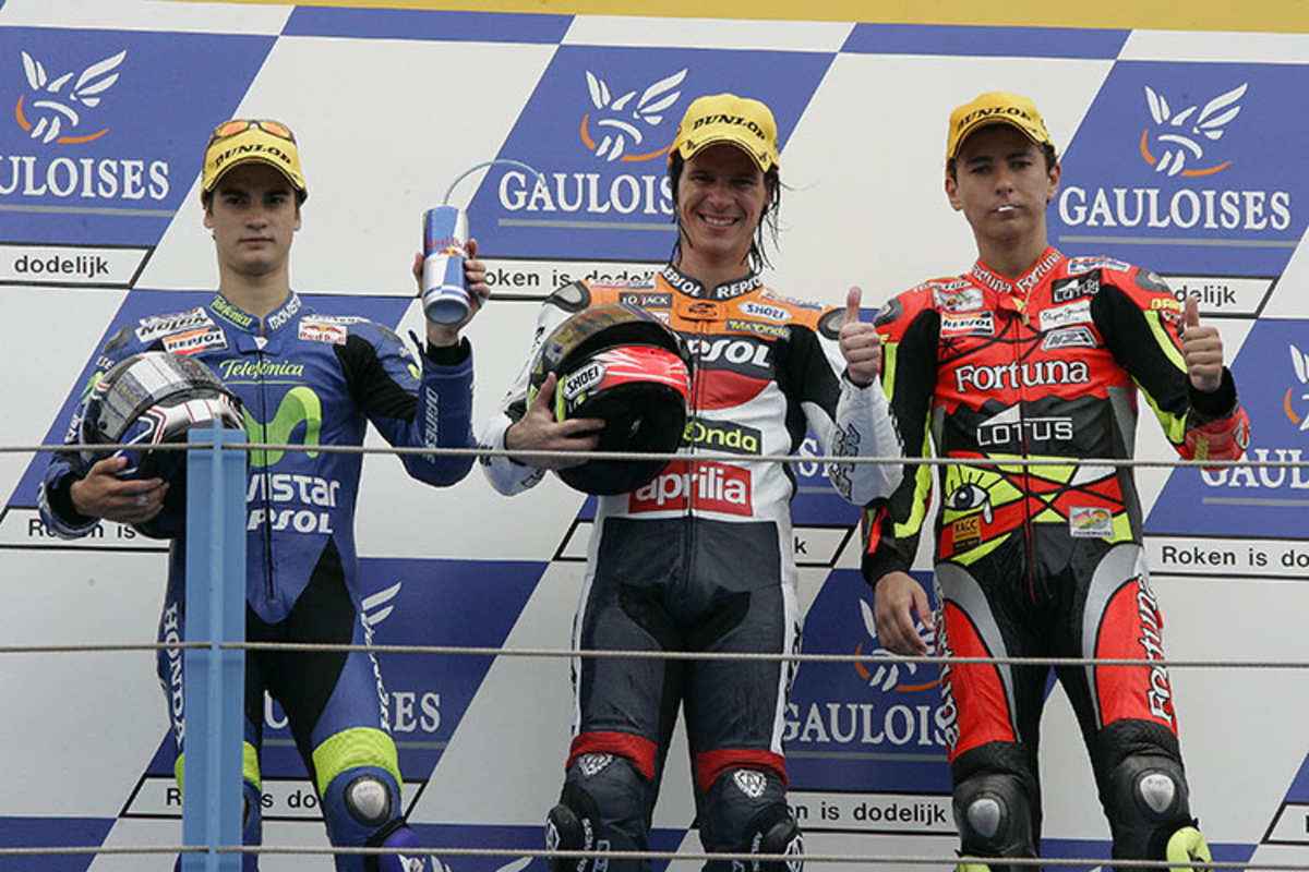 Sebastian Porto siegte 2004 und 2005 für Aspar in Assen