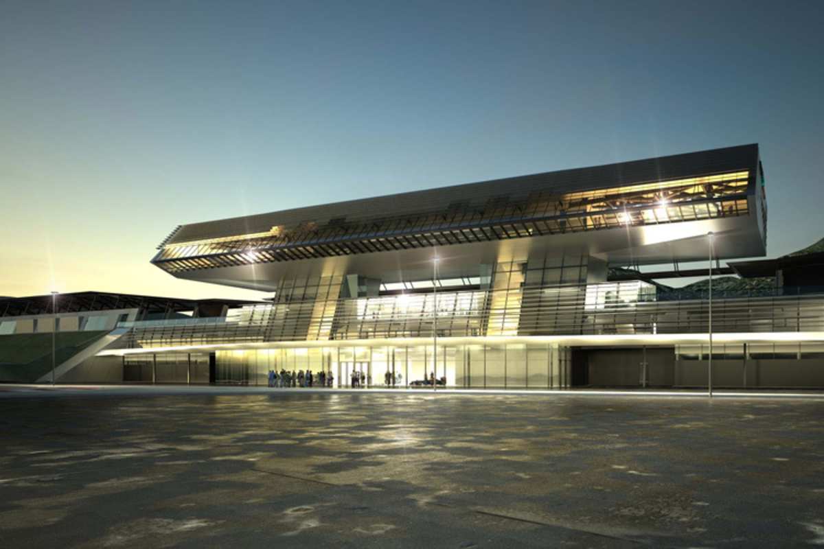 Auch in der Nacht eine Pracht: Der neue «voestalpine wing»