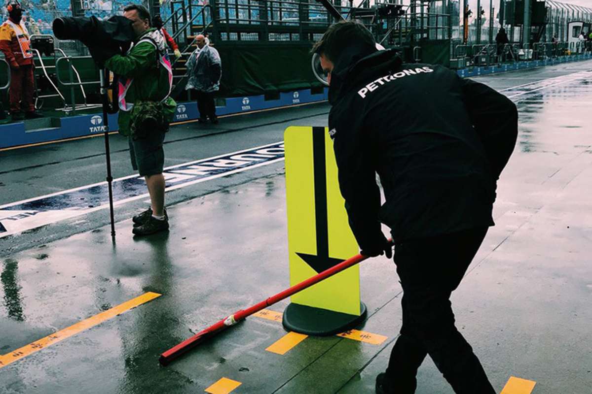 So sah das zum Beginn des Trainings aus