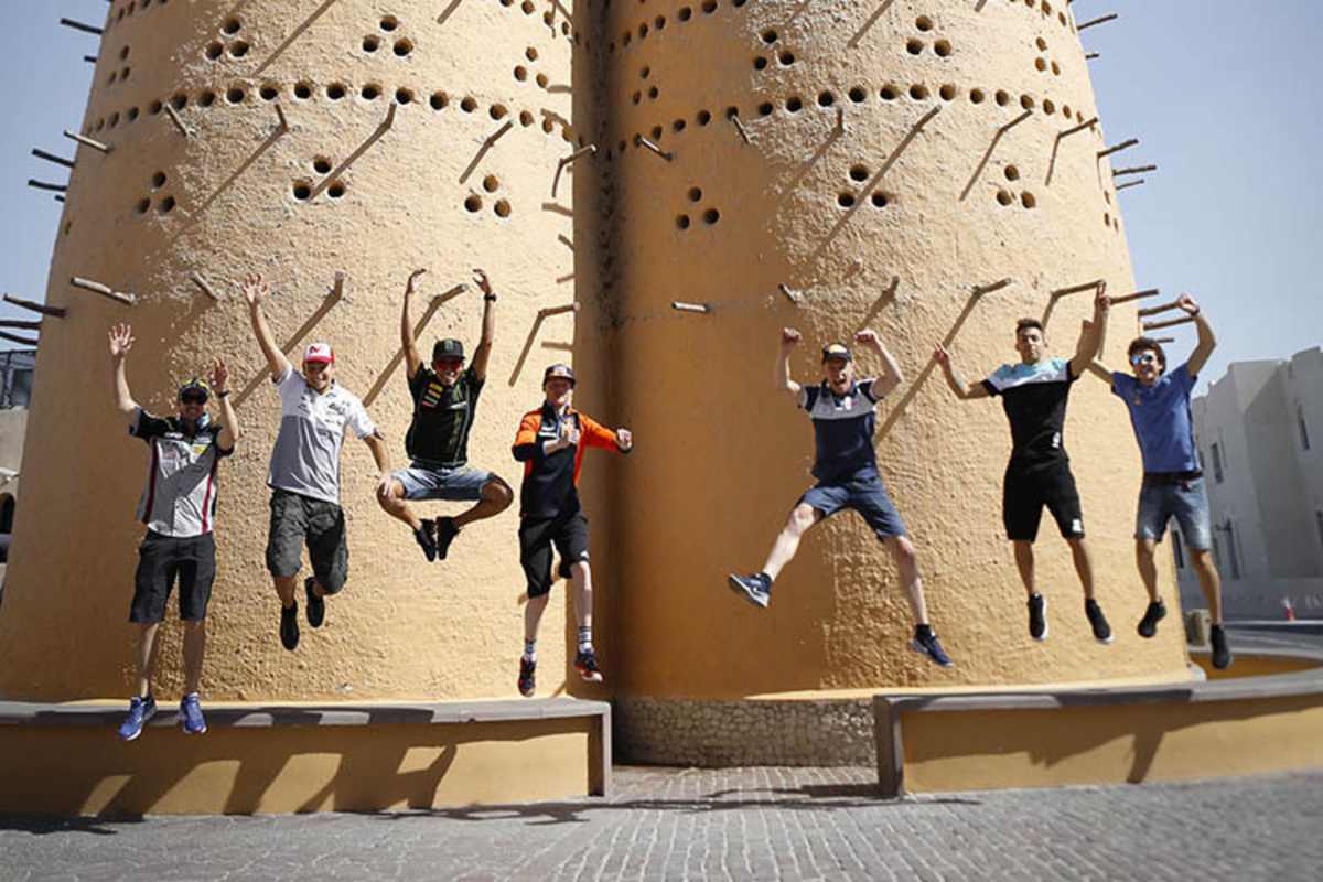 Die berühmten Taubentürme: Lüthi, Abraham, Syahrin, Smith, Rabat, Bastianini und Baldassarri 