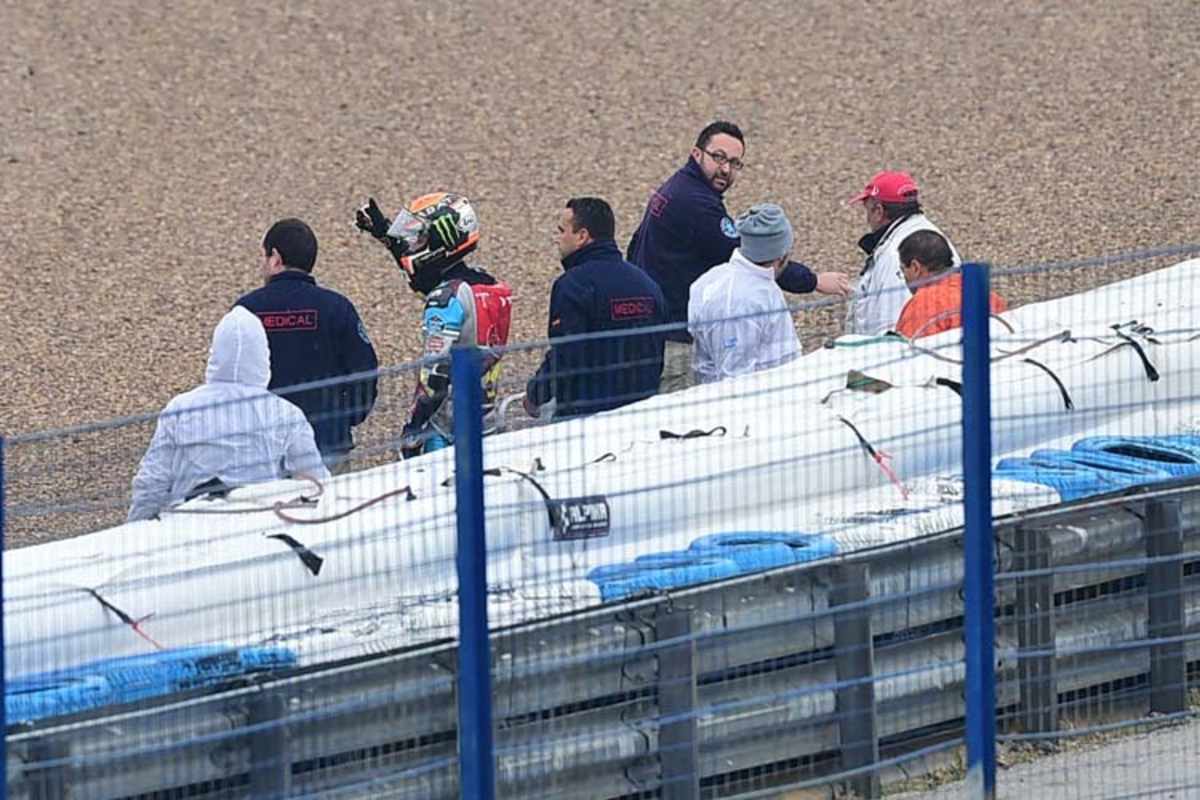 Tito Rabat beförderte seine Kalex ins spanische Kiesbett