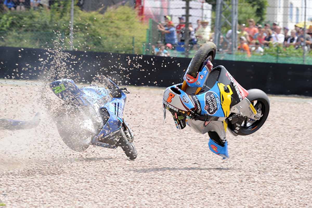 Auch die Kalex-Bikes wurden stark in Mitleidenschaft gezogen