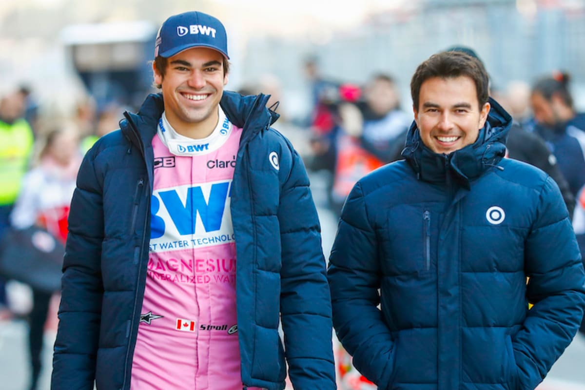 Lance Stroll und Sergio Pérez haben gut lachen: Ihr Auto ist schnell