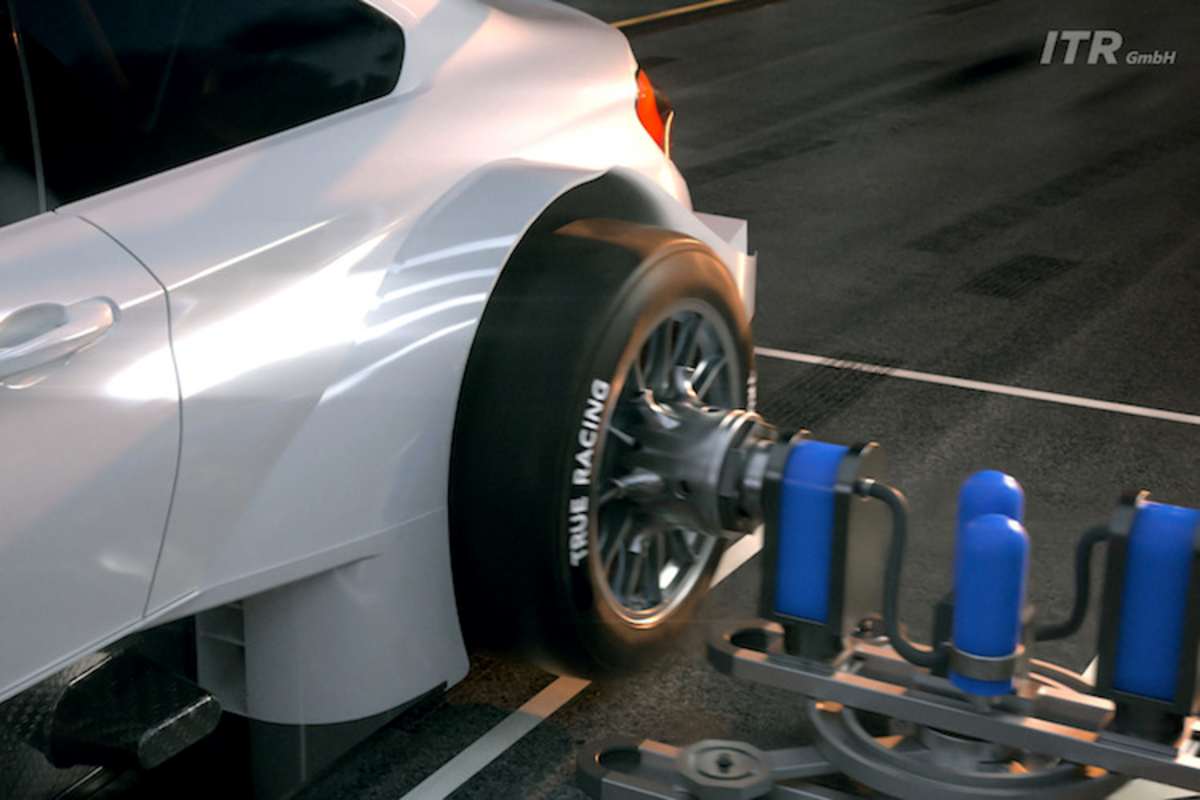 Industrieroboter wechseln auch die Räder automatisch