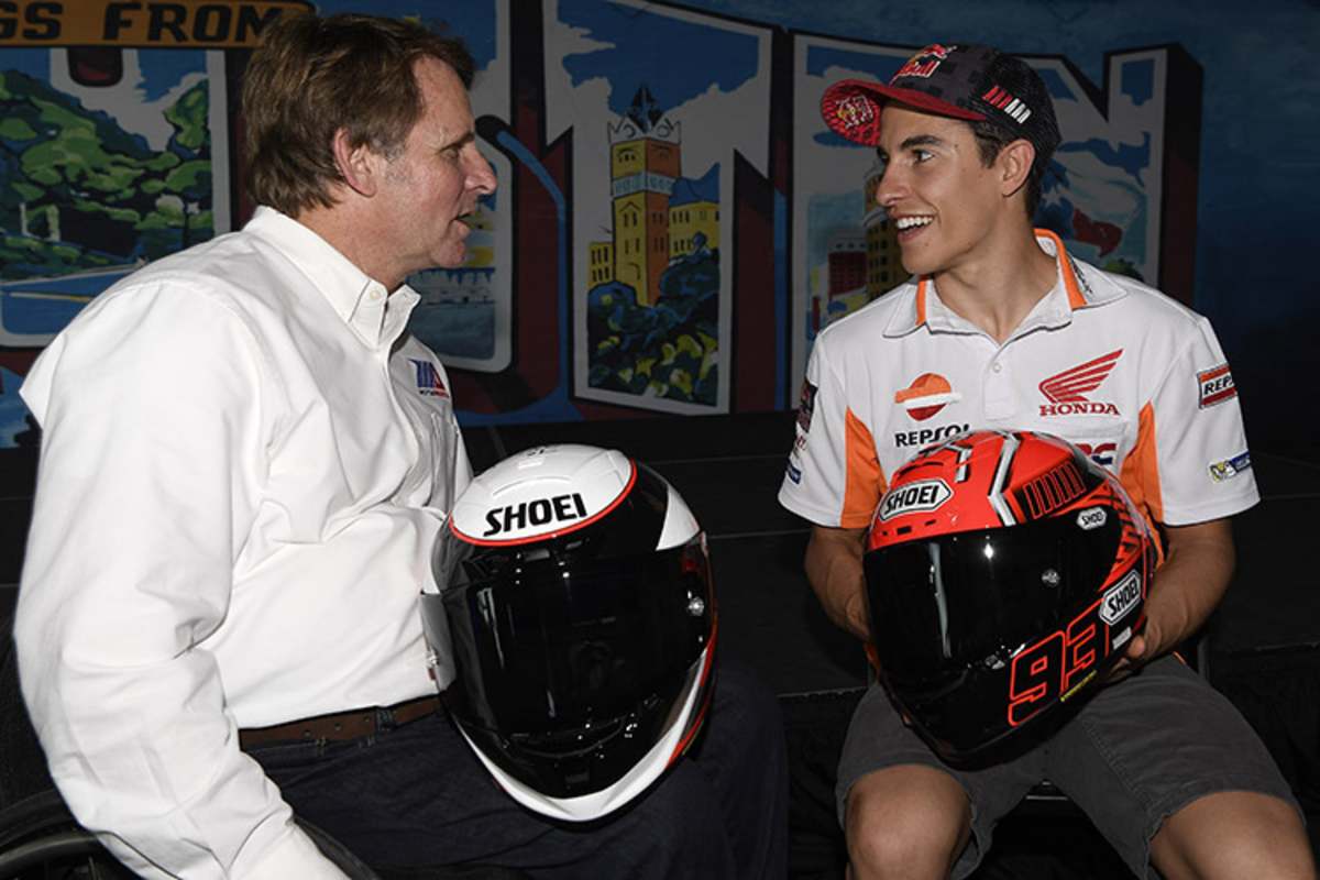 Wayne Rainey mit Marc Márquez