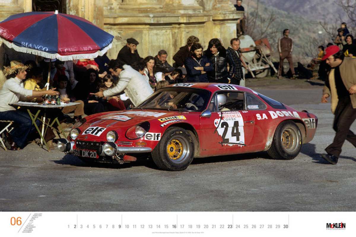 Die Alpine mal ganz anders: Rot statt blau