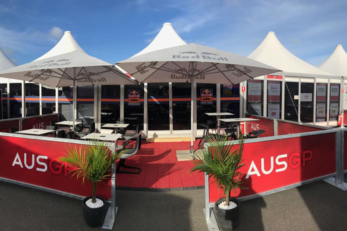 So sah die Red Bull-Gaststätte in Australien aus