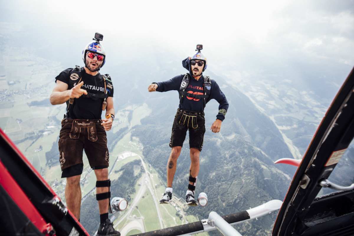 Auch in der Luft wurde ein spektakuläres Programmg geboten