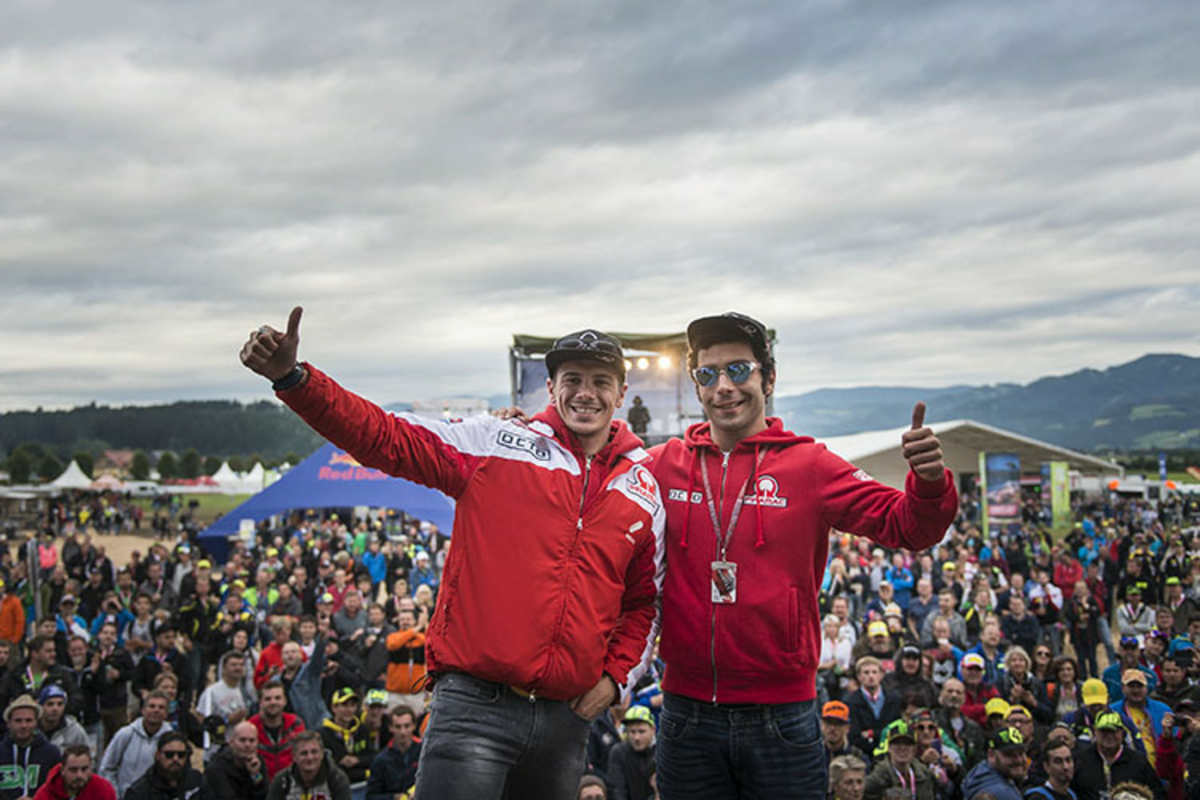 Redding und Petrucci waren 2017 bei Pramac noch Teamkollegen