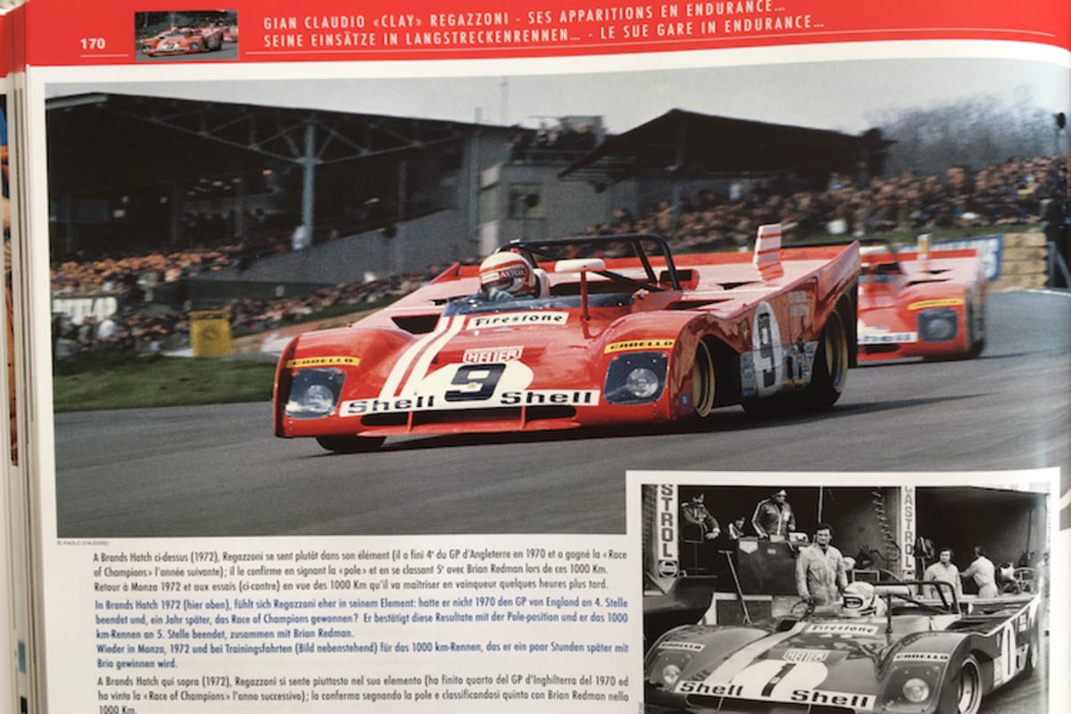 Regazzoni feierte auch im Ferrari-Sportwagen Siege