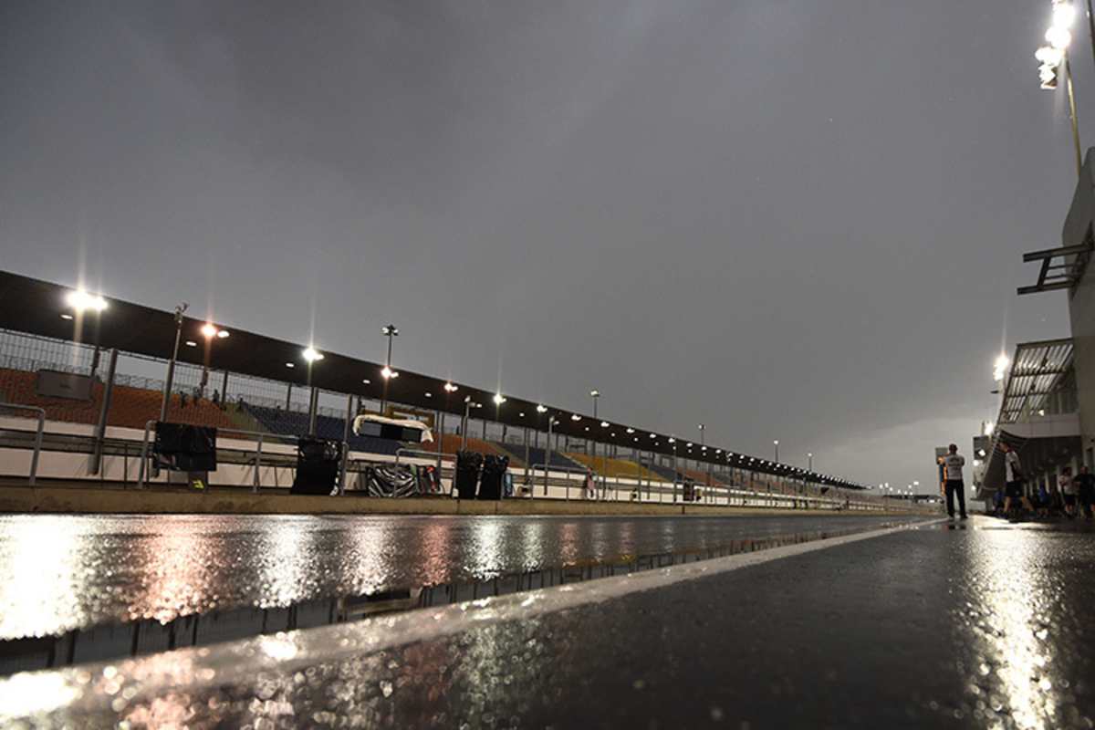Inzwischen alltäglich: Regen in Losail