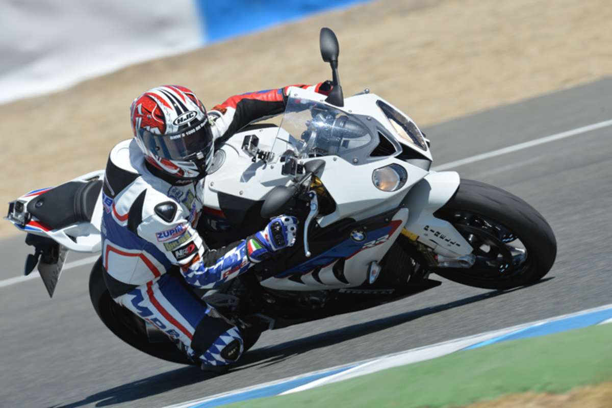 Michael Reich auf seiner ersten Runde in Jerez