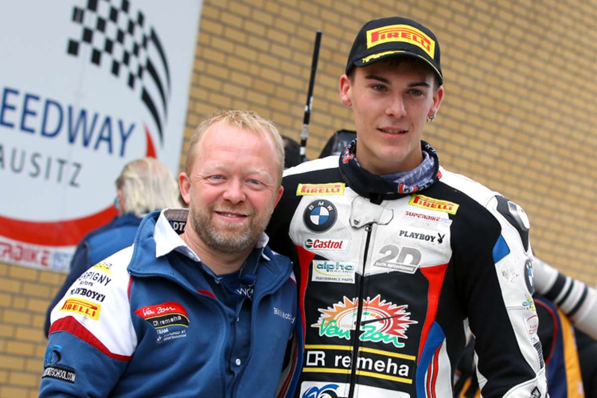 Markus Reiterberger (re.) mit Teamchef Werner Daemen