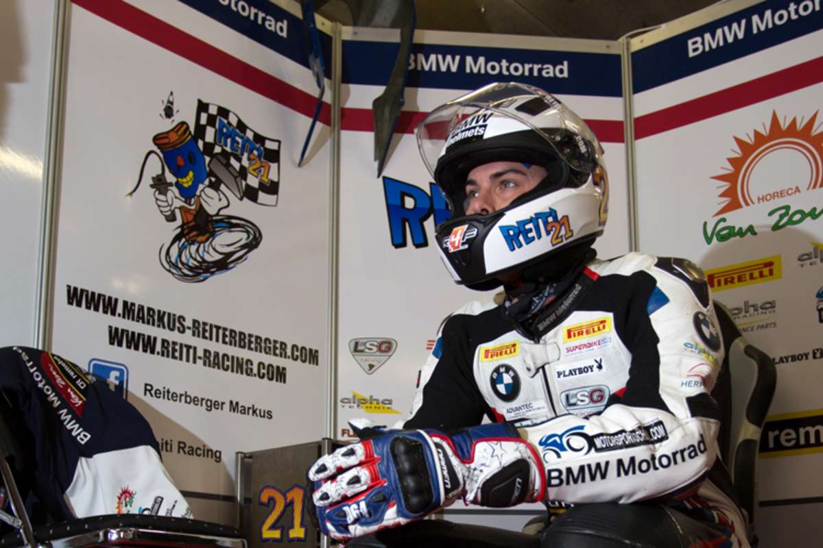 Der BMW-Pilot kurz vor'm Start ins Rennen