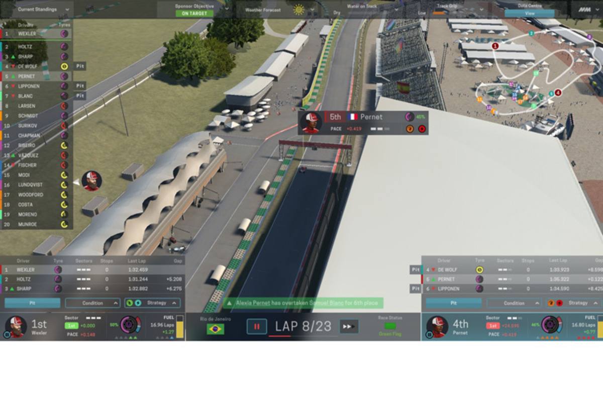 Aus dem Rennen: Der Undercut der Gegner ist verhindert