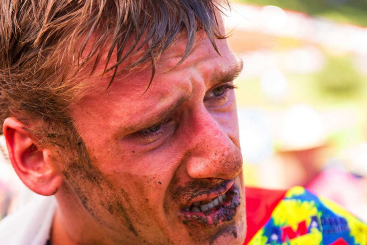 Ken Roczen, vom Rennen gezeichnet