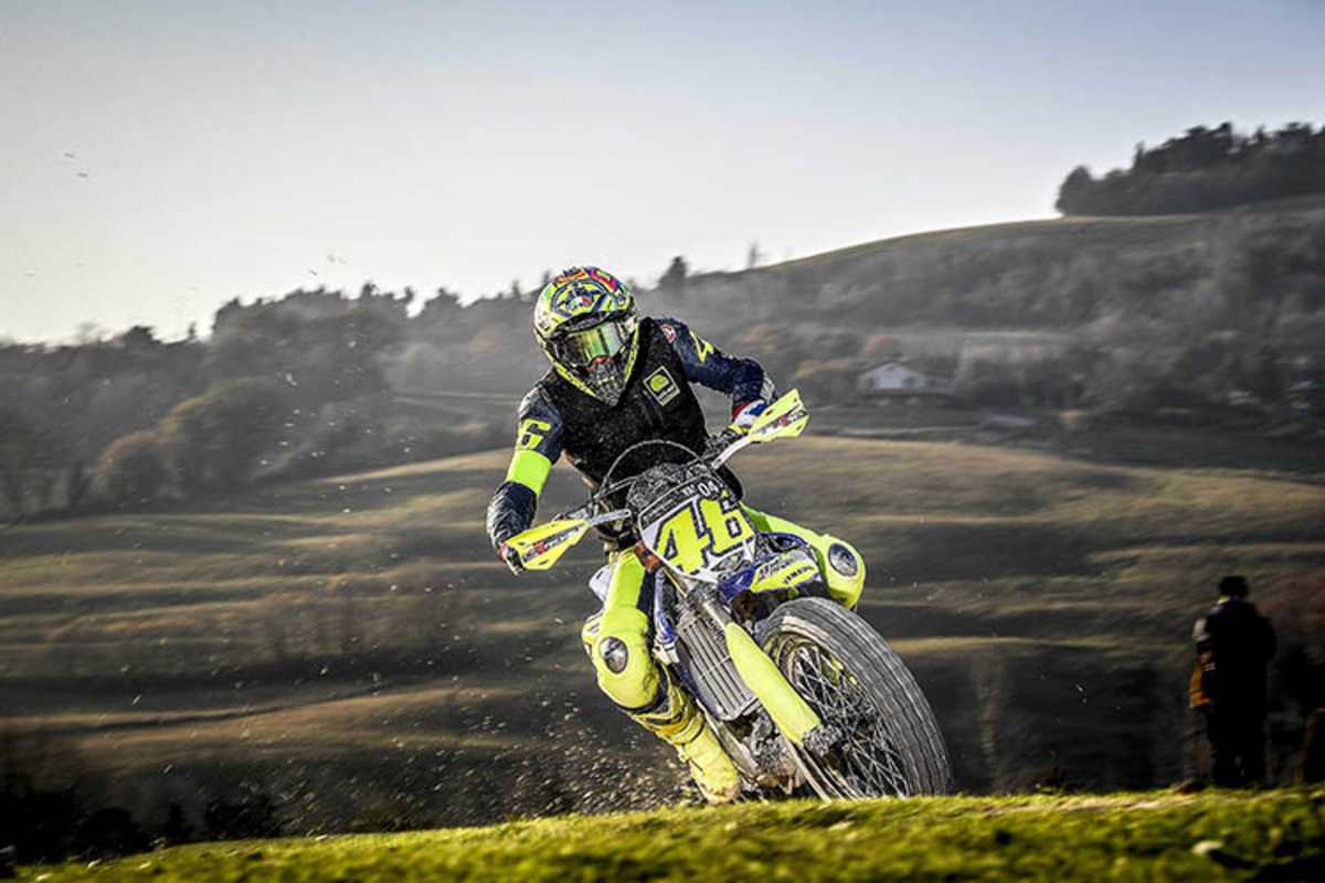 Valentino Rossi als Driftkünstler