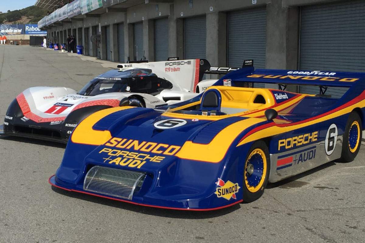 Brüder aus zwei Epochen: Der 917/30 aus den 1970ern und der 919 Hybrid Evo