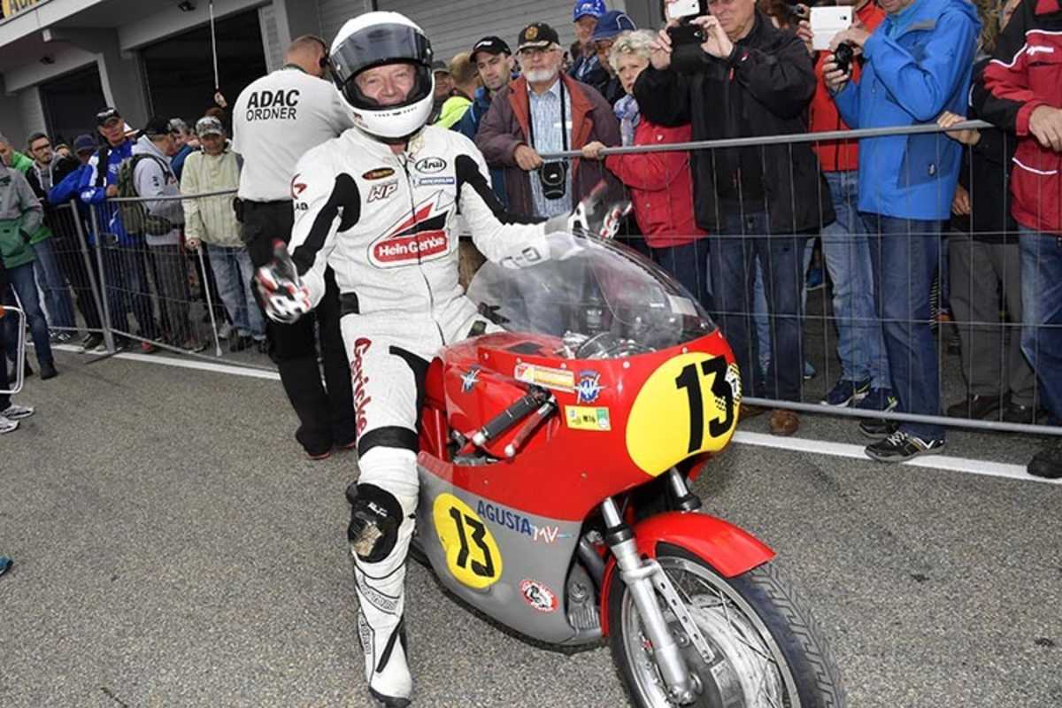 Peter Rubatto bei der Sachsenring Classic