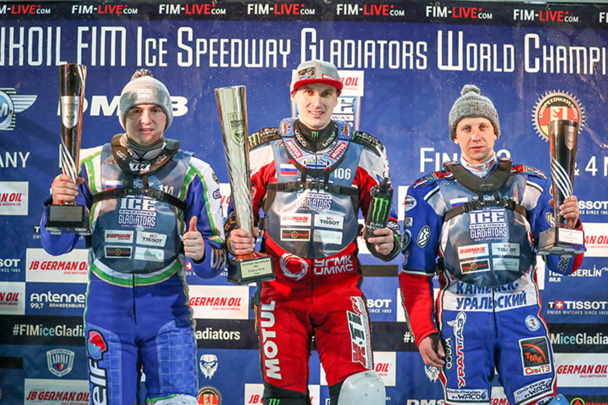 Die Top-3 von Berlin: Valeev, Koltakov und Khomitsevich (v.l.)