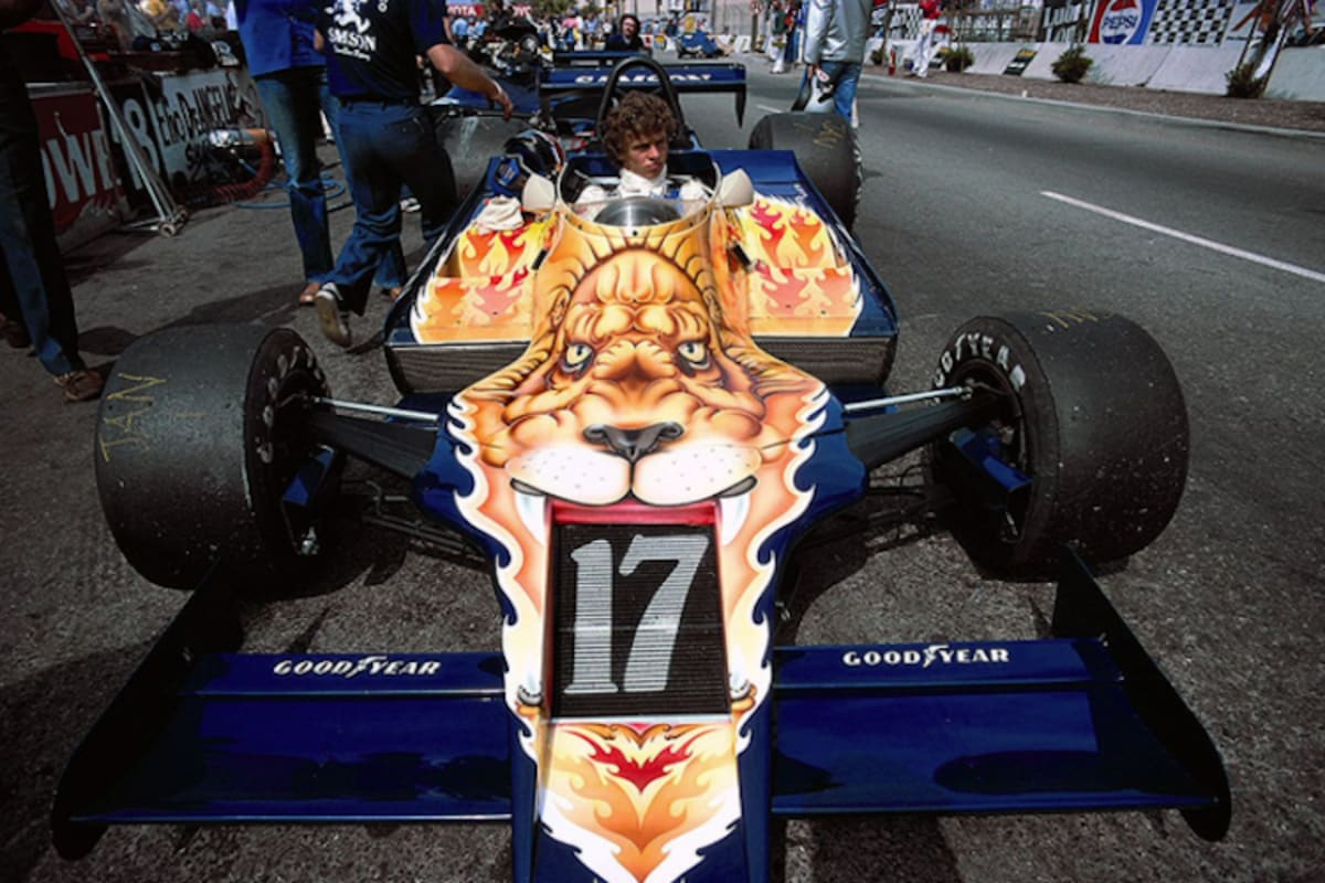 Der Löwe auf dem 1979er Shadow von Jan Lammers