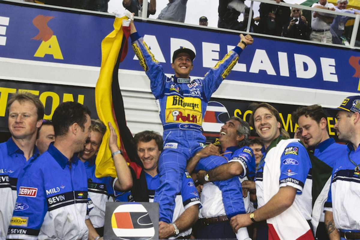 Räumlich wurden sieben Schwerpunkte gesetzt, für die sieben WM-Titel Schumachers