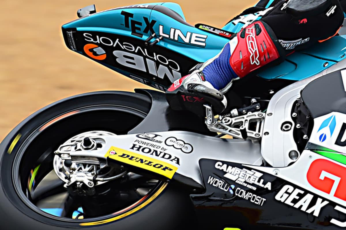 Die neue Schwinge von Sam Lowes auf der Speed-up