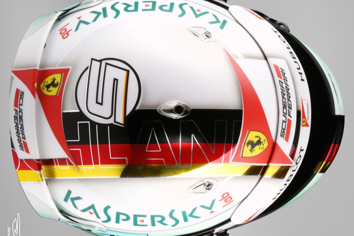 Der neue Helm von oben