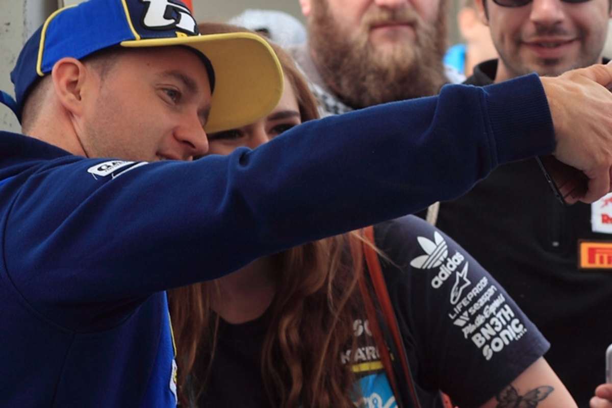 Ein Selfie mit Max im Talkessel ergattert