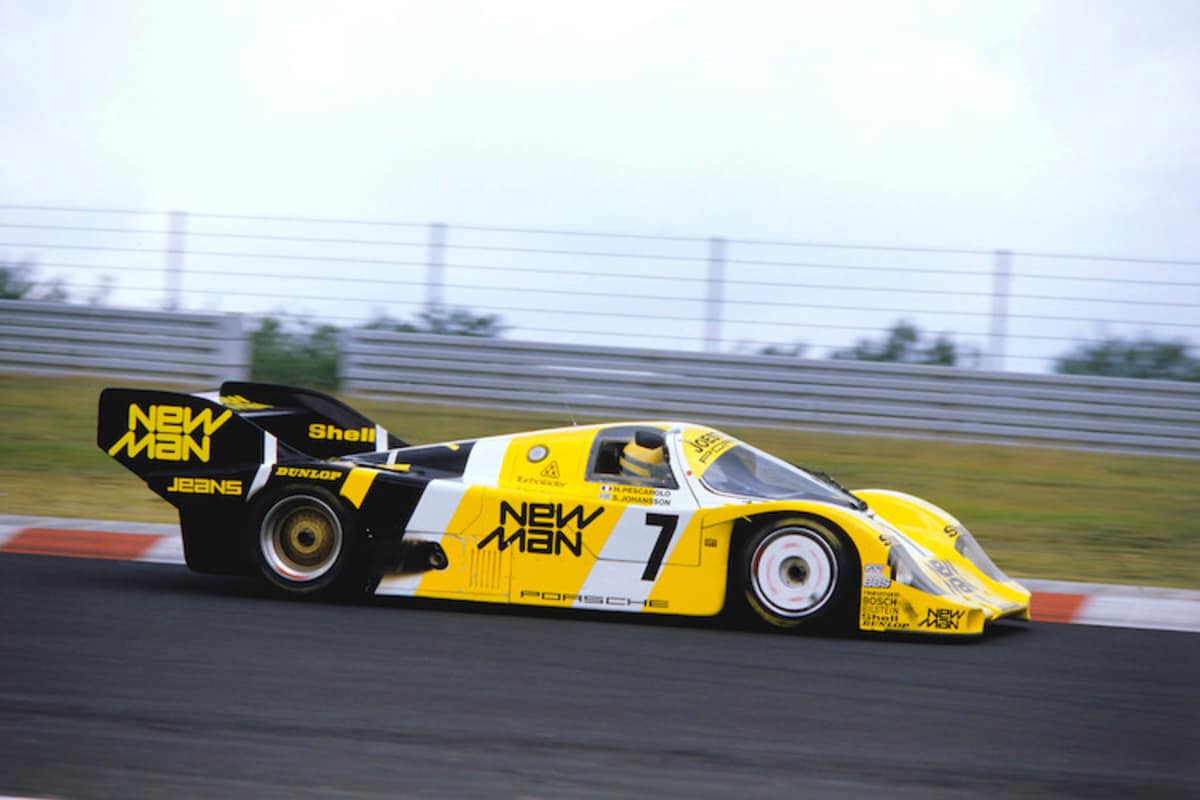 Ayrton Senna 1984 im Porsche 956