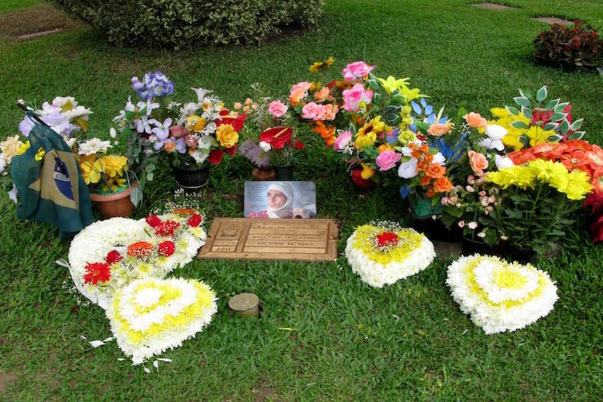 Die letzte Ruhestätte von Ayrton Senna in Morumbi