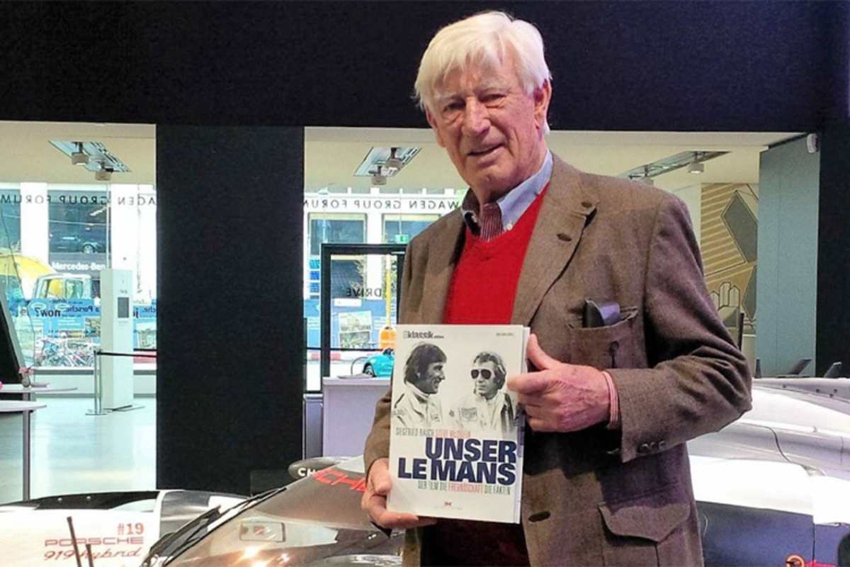 Der Schauspieler Siegfried Rauch bei der Buchpräsentation