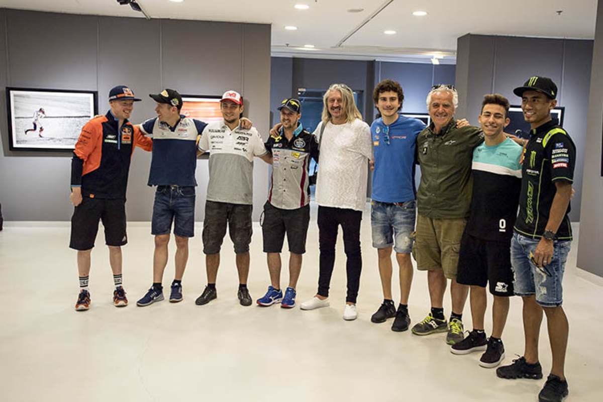 In der Fotoausstellung: Smith, Rabat, Abraham, Lüthi, Lazzari, Baldassarri, Soldano, Bastianini und Syahrin 