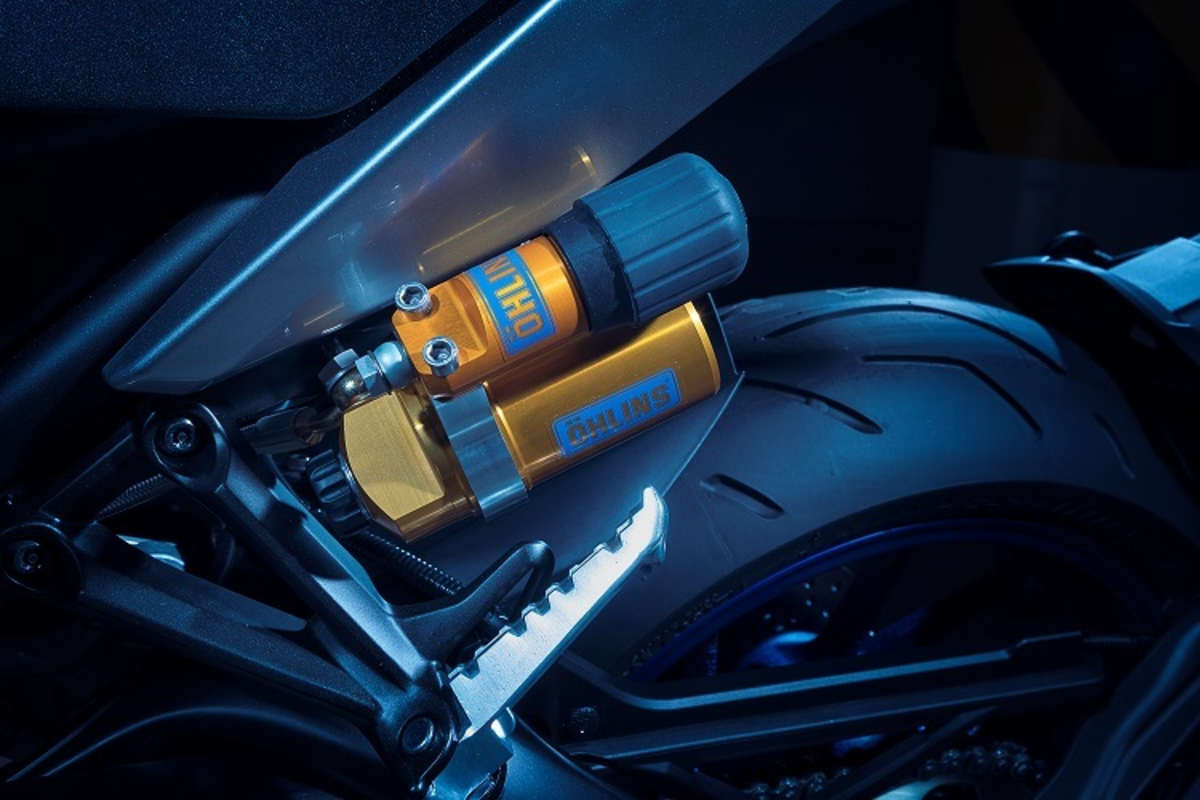 Leicht zugängliche Einstellrädchen für Federvorspannung und Einwärtsdämpfung