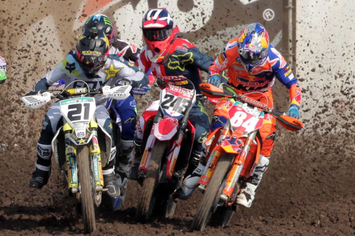 Jeffrey Herlings (#84) setzte sich schon am Start durch