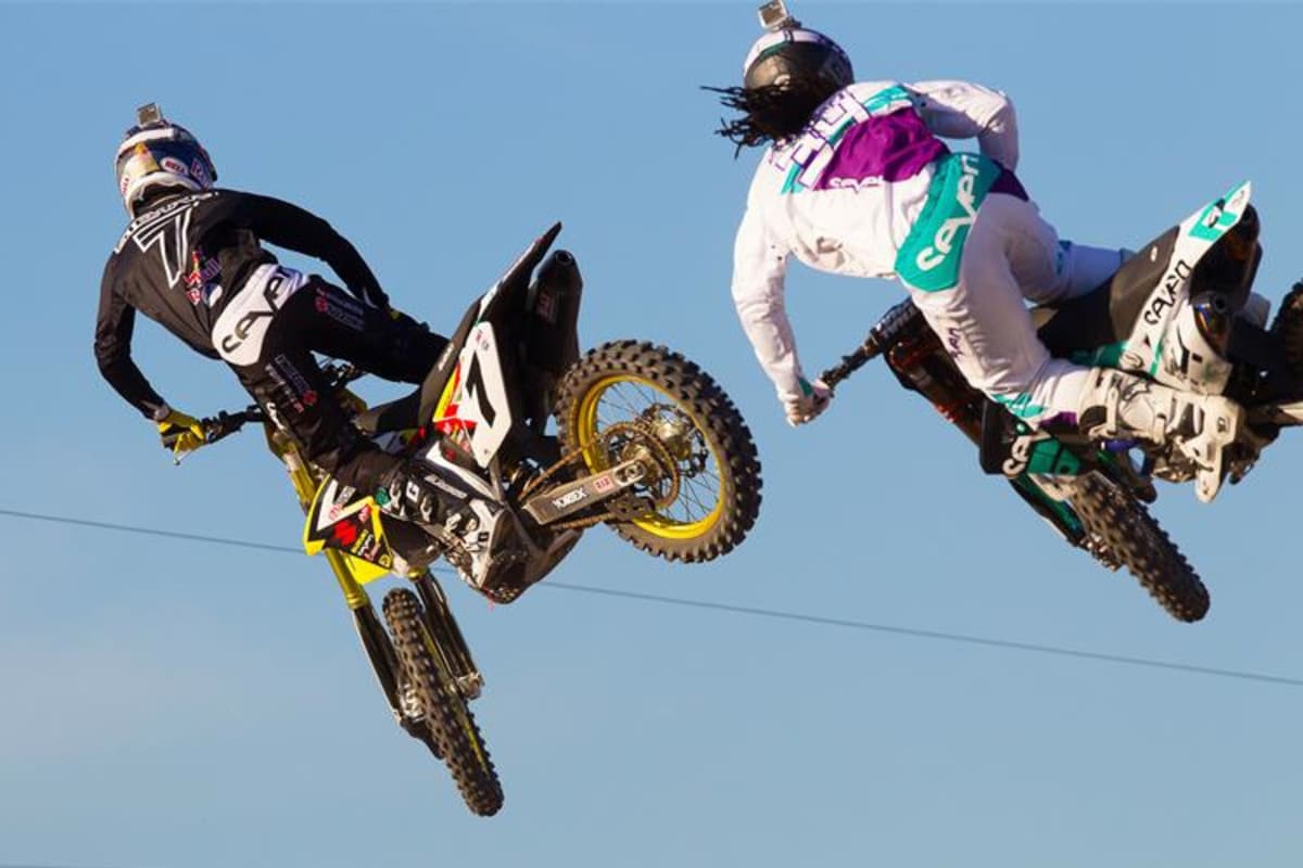 James und Malcolm Stewart auf der Strecke