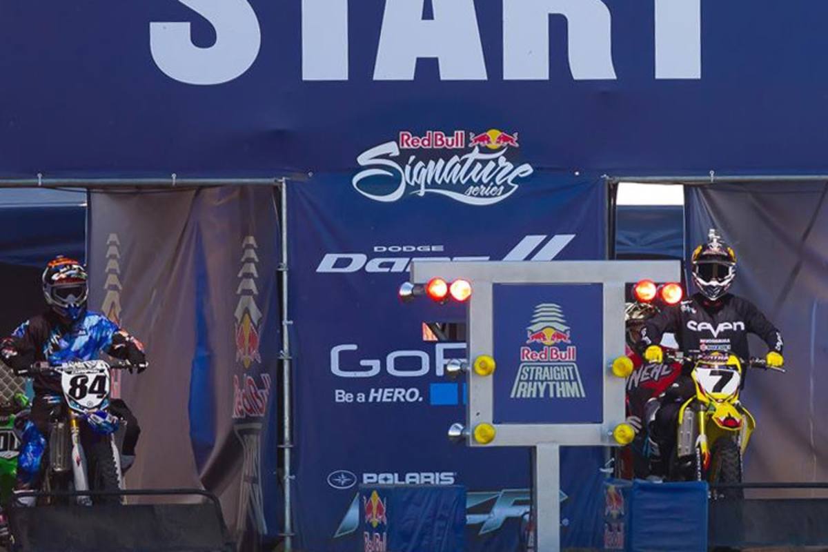 Red Bull Straight Rhythm ist ein Rennen Mann gegen Mann