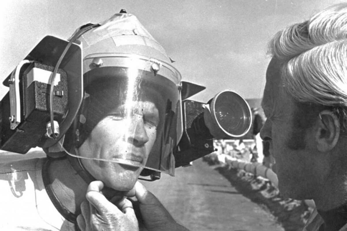 Kameras waren damals noch grosse, schwere Maschinen - was Brown nicht von der Idee der Onboard-Aufnahmen abhielt