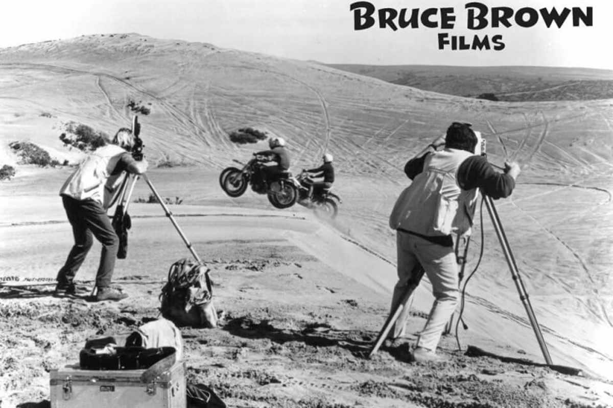 Aufnahmen in den Sanddünen - für gute Aufnahmen schonte Brown sein Equippment nicht