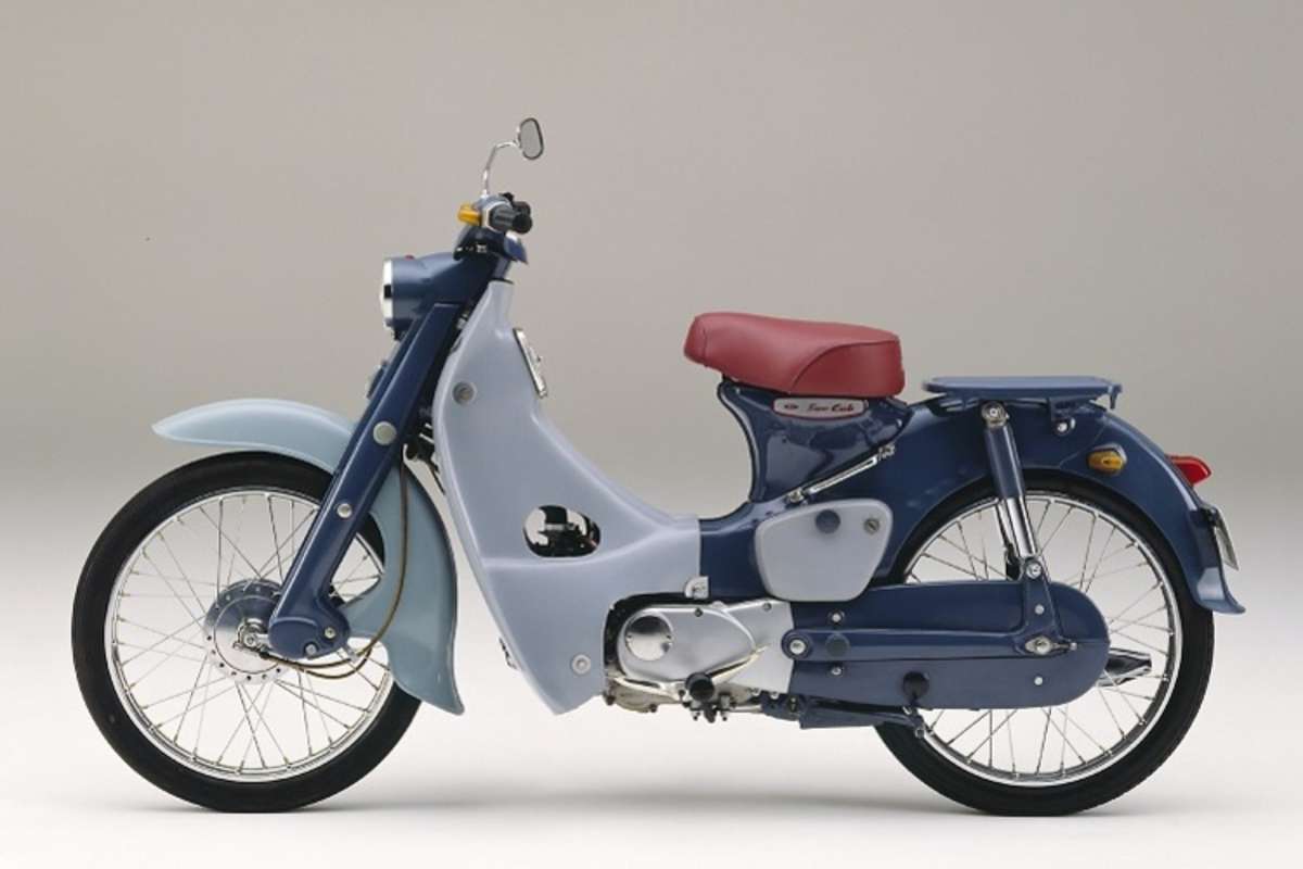 So sah die erste Super Cub aus, als vor 60 Jahren die Erfolgsgeschichte begann
