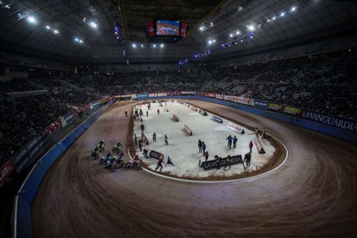 Die Speedwaybahn in Barcelona