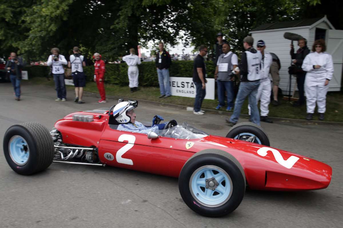 Jackie Stewart 1967 als Ferrari-Pilot