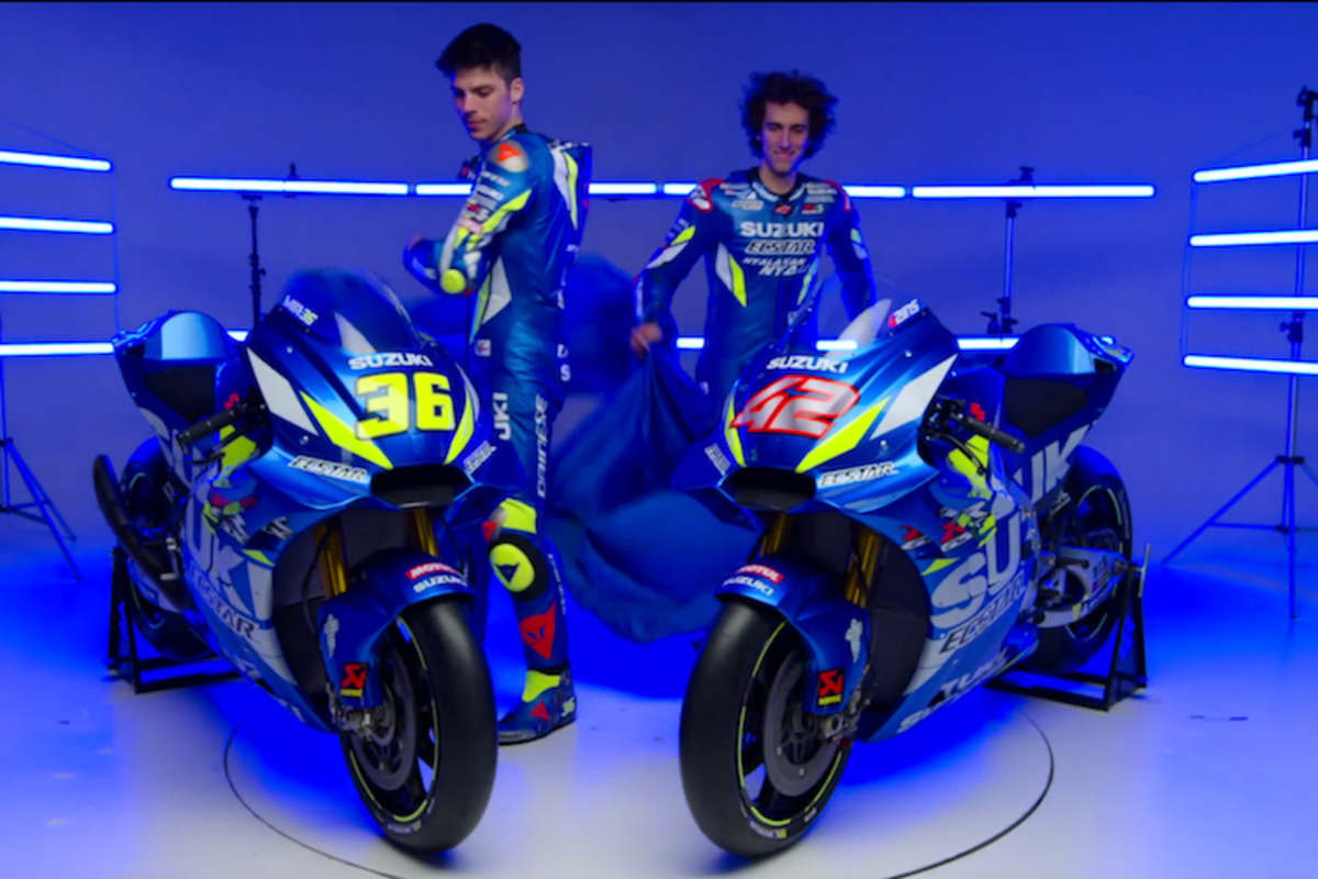 Alex Rins und Joan Mir enthüllten das neue Suzuki-Design 